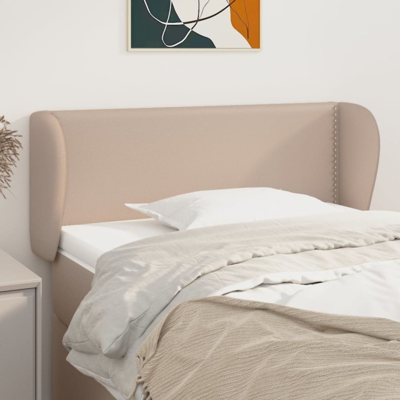 vidaXL Testiera ad Orecchio Cappuccino 83x23x78/88 cm in Similpelle