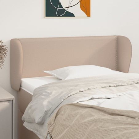 vidaXL Testiera ad Orecchio Cappuccino 83x23x78/88 cm in Similpelle