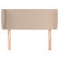 vidaXL Testiera ad Orecchio Cappuccino 83x23x78/88 cm in Similpelle