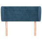 vidaXL Testiera ad Orecchio Blu Scuro 103x23x78/88 cm in Velluto vidaXL Testiera ad Orecchio Blu Scuro 103x23x78/88 cm in Velluto