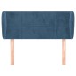 vidaXL Testiera ad Orecchio Blu Scuro 83x23x78/88 cm in Velluto vidaXL Testiera ad Orecchio Blu Scuro 83x23x78/88 cm in Velluto