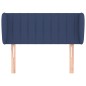 vidaXL Testiera ad Orecchio Blu 93x23x78/88 cm in Tessuto vidaXL Testiera ad Orecchio Blu 93x23x78/88 cm in Tessuto