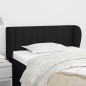 vidaXL Testiera ad Orecchio Nera 83 x 23 x 78/88 cm in Tessuto vidaXL Testiera ad Orecchio Nera 83 x 23 x 78/88 cm in Tessuto