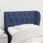vidaXL Testiera ad Orecchio Blu 83 x 23 x 78/88cm in Tessuto vidaXL Testiera ad Orecchio Blu 83 x 23 x 78/88cm in Tessuto