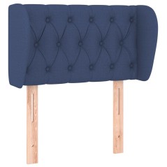vidaXL Testiera ad Orecchio Blu 83 x 23 x 78/88cm in Tessuto