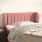 vidaXL Testiera ad Orecchio Rosa 83x23x78/88 cm in Velluto vidaXL Testiera ad Orecchio Rosa 83x23x78/88 cm in Velluto