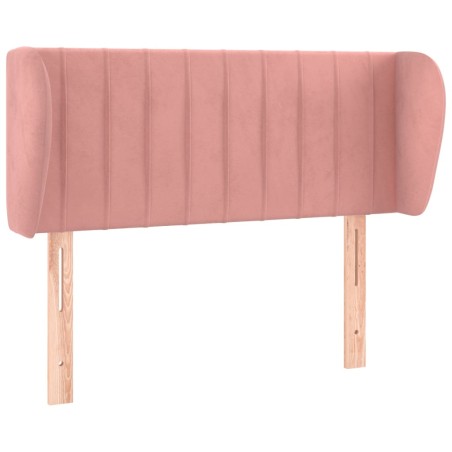 vidaXL Testiera ad Orecchio Rosa 83x23x78/88 cm in Velluto