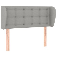 vidaXL Testiera ad Orecchio Grigio Chiaro 83x23x78/88 cm in Tessuto