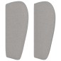 vidaXL Testiera ad Orecchio Grigio Chiaro 83x23x78/88 cm in Tessuto vidaXL Testiera ad Orecchio Grigio Chiaro 83x23x78/88 cm in Tessuto