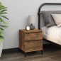 Comodini 2pz Rovere Fumo 40x35x50 cm Comodini 2pz Rovere Fumo 40x35x50 cm