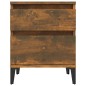 Comodini 2pz Rovere Fumo 40x35x50 cm Comodini 2pz Rovere Fumo 40x35x50 cm