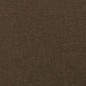 vidaXL Testiera ad Orecchio Marrone Scuro 103x23x118/128 cm in Tessuto vidaXL Testiera ad Orecchio Marrone Scuro 103x23x118/128 cm in Tessuto