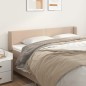 vidaXL Testiera ad Orecchio Cappuccino 203x16x78/88 cm in Similpelle