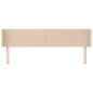 vidaXL Testiera ad Orecchio Cappuccino 203x16x78/88 cm in Similpelle