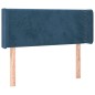 vidaXL Testiera ad Orecchio Blu Scuro 103x16x78/88 cm in Velluto vidaXL Testiera ad Orecchio Blu Scuro 103x16x78/88 cm in Velluto