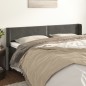 vidaXL Testiera ad Orecchio Grigio Scuro 163x16x78/88 cm in Velluto vidaXL Testiera ad Orecchio Grigio Scuro 163x16x78/88 cm in Velluto