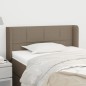 vidaXL Testiera ad Orecchio Tortora 83x16x78/88 cm in Tessuto vidaXL Testiera ad Orecchio Tortora 83x16x78/88 cm in Tessuto