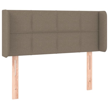 vidaXL Testiera ad Orecchio Tortora 83x16x78/88 cm in Tessuto