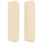 vidaXL Testiera ad Orecchio Crema 83x16x78/88 cm in Tessuto
