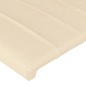 vidaXL Testiera ad Orecchio Crema 93x16x78/88 cm in Tessuto vidaXL Testiera ad Orecchio Crema 93x16x78/88 cm in Tessuto