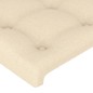 vidaXL Testiera ad Orecchio Crema 83x16x78/88 cm in Tessuto vidaXL Testiera ad Orecchio Crema 83x16x78/88 cm in Tessuto