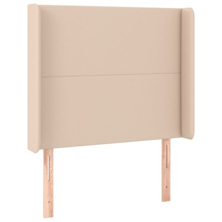 vidaXL Testiera ad Orecchio Cappuccino 83x16x118/128 cm in Similpelle
