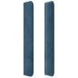vidaXL Testiera ad Orecchio Blu Scuro 147x16x118/128 cm in Velluto vidaXL Testiera ad Orecchio Blu Scuro 147x16x118/128 cm in Velluto