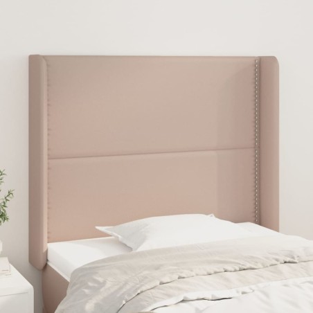 vidaXL Testiera ad Orecchio Cappuccino 83x16x118/128 cm in Similpelle