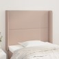 vidaXL Testiera ad Orecchio Cappuccino 83x16x118/128 cm in Similpelle vidaXL Testiera ad Orecchio Cappuccino 83x16x118/128 cm in Similpelle