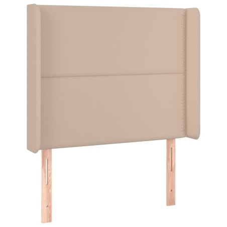 vidaXL Testiera ad Orecchio Cappuccino 83x16x118/128 cm in Similpelle