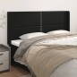 vidaXL Testiera ad Orecchio Nera 203x16x118/128 cm in Similpelle vidaXL Testiera ad Orecchio Nera 203x16x118/128 cm in Similpelle