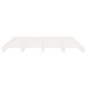 vidaXL Giroletto senza Materasso Bianco 120x200 cm Legno Massello Pino vidaXL Giroletto senza Materasso Bianco 120x200 cm Legno Massello Pino