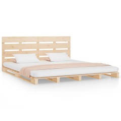 vidaXL Giroletto senza Materasso 160x200 cm in Legno Massello di Pino