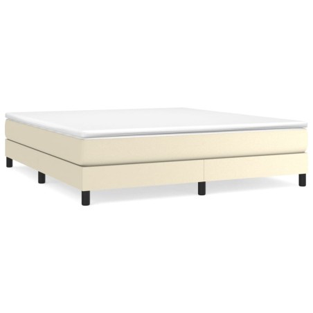 vidaXL Giroletto Crema 160x200 cm in Similpelle