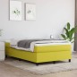 vidaXL Giroletto senza Materasso Verde 120x200 cm Tessuto vidaXL Giroletto senza Materasso Verde 120x200 cm Tessuto