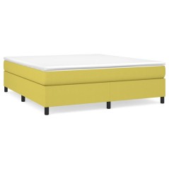 vidaXL Giroletto senza Materasso Verde 180x200 cm in Tessuto