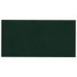 Pannelli Murali 12 pz Verde Scuro 60x30 cm in Velluto 2,16 m² Pannelli Murali 12 pz Verde Scuro 60x30 cm in Velluto 2,16 m²