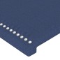 vidaXL Testiera a LED Blu 163x16x78/88 cm in Tessuto vidaXL Testiera a LED Blu 163x16x78/88 cm in Tessuto