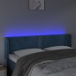 vidaXL Testiera a LED Blu Scuro 147x16x78/88 cm in Velluto vidaXL Testiera a LED Blu Scuro 147x16x78/88 cm in Velluto
