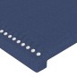 vidaXL Testiera a LED Blu 203x16x118/128 cm in Tessuto vidaXL Testiera a LED Blu 203x16x118/128 cm in Tessuto