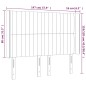 vidaXL Testiera a LED Tortora 147x16x118/128 cm in Tessuto vidaXL Testiera a LED Tortora 147x16x118/128 cm in Tessuto