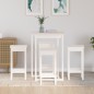 vidaXL Set da Bar 5 pz Bianco in Legno Massello di Pino vidaXL Set da Bar 5 pz Bianco in Legno Massello di Pino