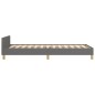 vidaXL Giroletto senza Materasso Grigio Scuro 90x200 cm Tessuto vidaXL Giroletto senza Materasso Grigio Scuro 90x200 cm Tessuto
