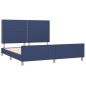 vidaXL Giroletto senza Materasso Blu 180x200 cm in Tessuto vidaXL Giroletto senza Materasso Blu 180x200 cm in Tessuto