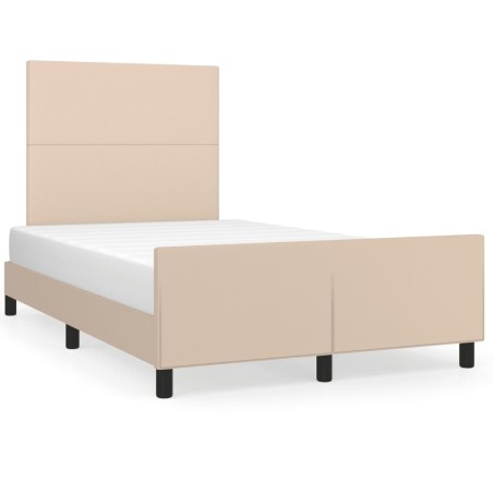 vidaXL Giroletto con Testiera Cappuccino 120x200 cm in Similpelle