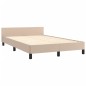 vidaXL Giroletto con Testiera Cappuccino 120x200 cm in Similpelle vidaXL Giroletto con Testiera Cappuccino 120x200 cm in Similpelle
