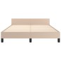 vidaXL Giroletto con Testiera Cappuccino 140x190 cm in Similpelle vidaXL Giroletto con Testiera Cappuccino 140x190 cm in Similpelle