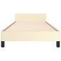 vidaXL Giroletto con Testiera Crema 80x200 cm in Similpelle vidaXL Giroletto con Testiera Crema 80x200 cm in Similpelle