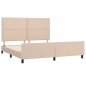 vidaXL Giroletto con Testiera Cappuccino 180x200 cm in Similpelle vidaXL Giroletto con Testiera Cappuccino 180x200 cm in Similpelle
