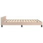 vidaXL Giroletto con Testiera Cappuccino 140x200 cm in Similpelle